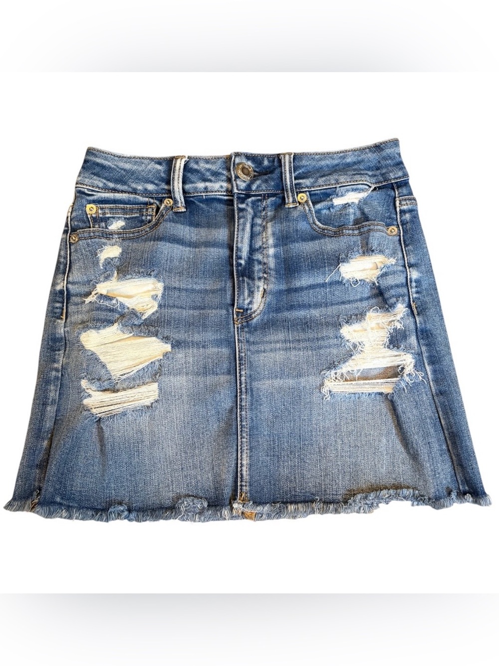 American Eagle Denim Mini Skirt Next Level Stretch